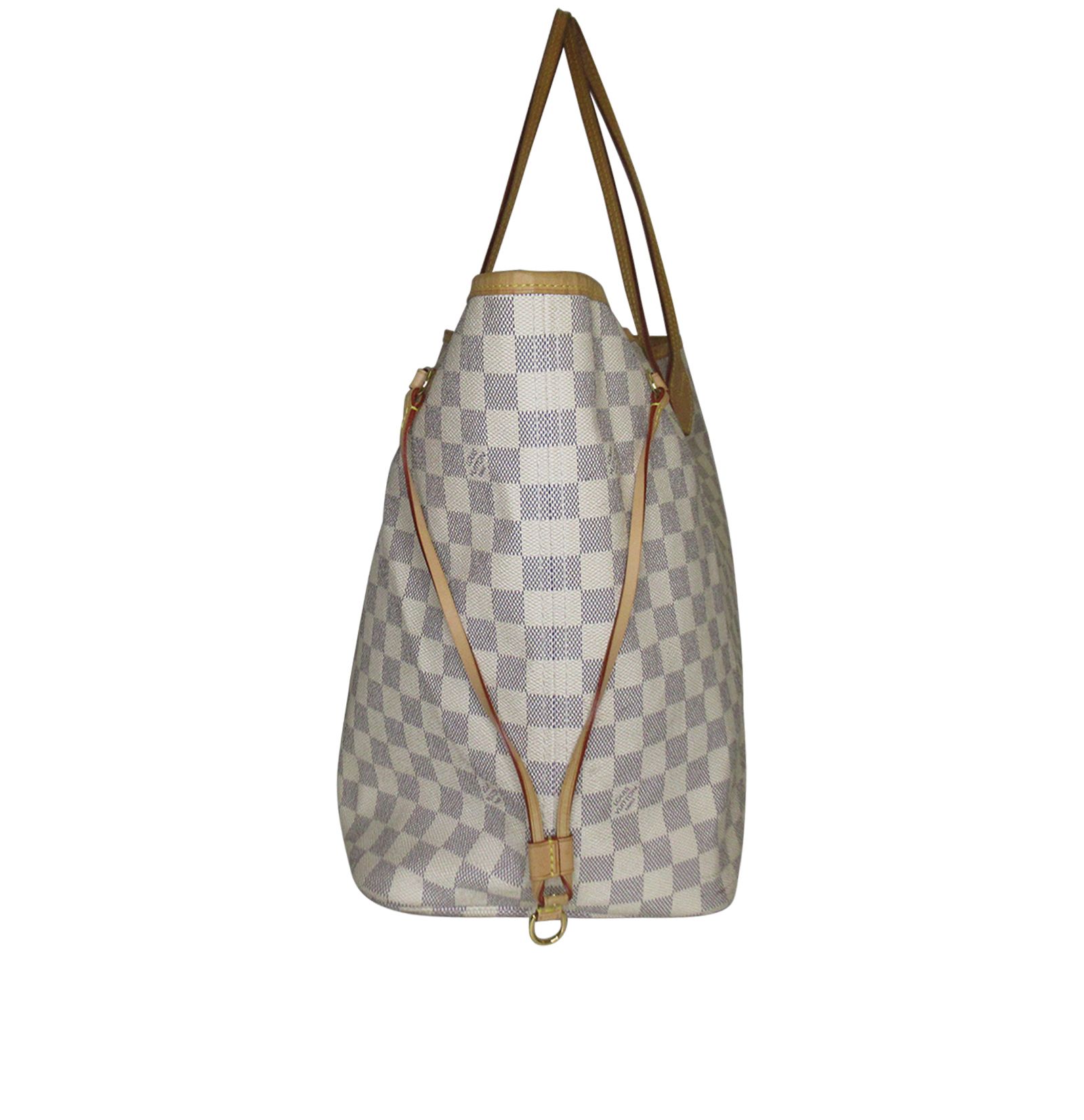 Neverfull GM Sin Pochette, 790&euro;, Bolso, Azul, Canvas - General, Vista lateral